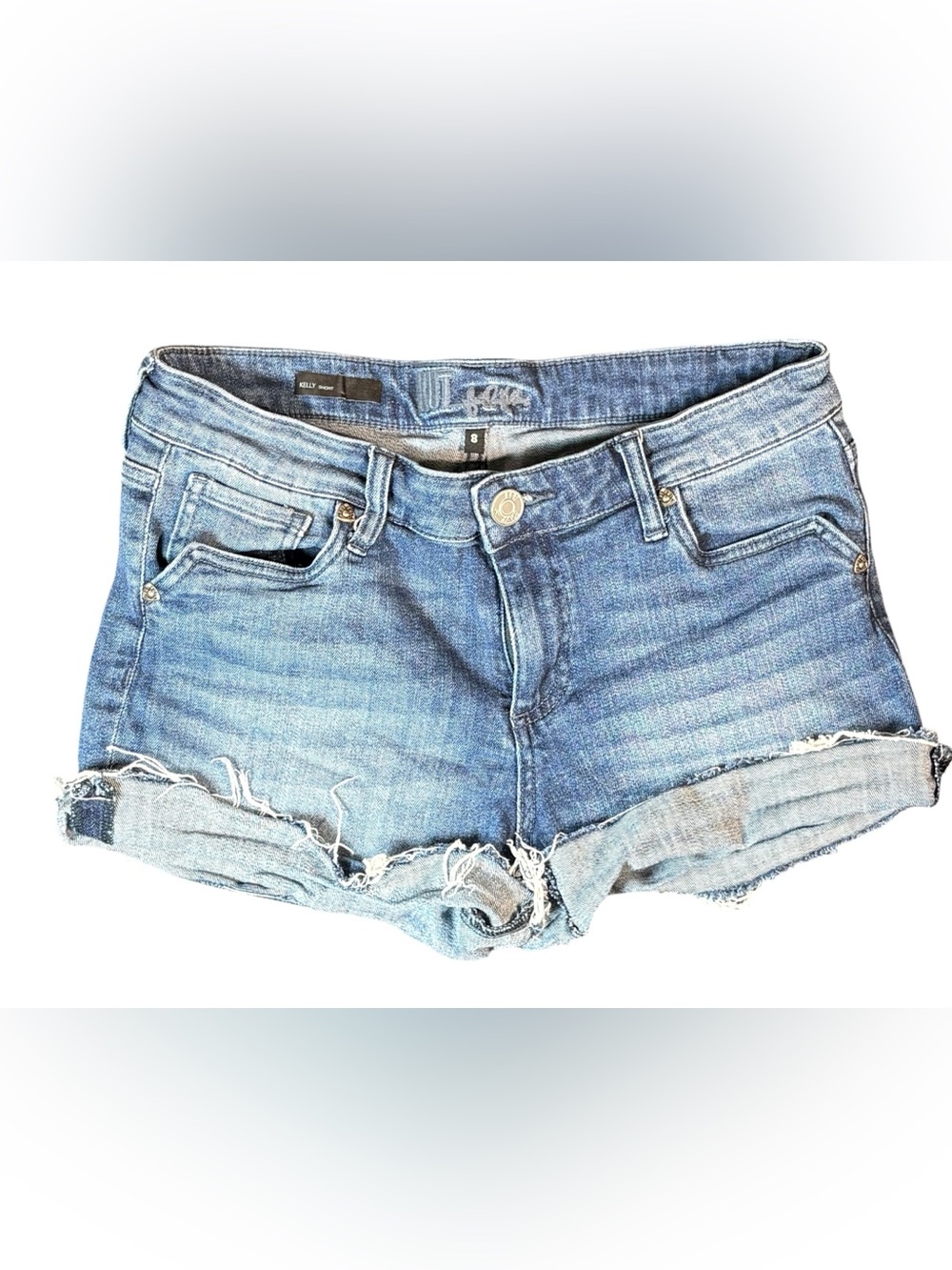 Kut From The Kloth Kelly Short Denim Shorts Size 8